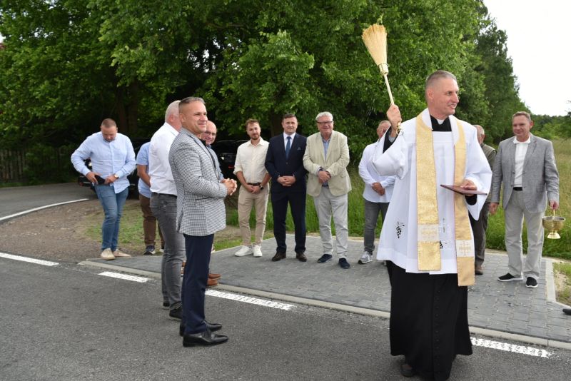 oddanie drogi w Sorbinie po przebudowie 