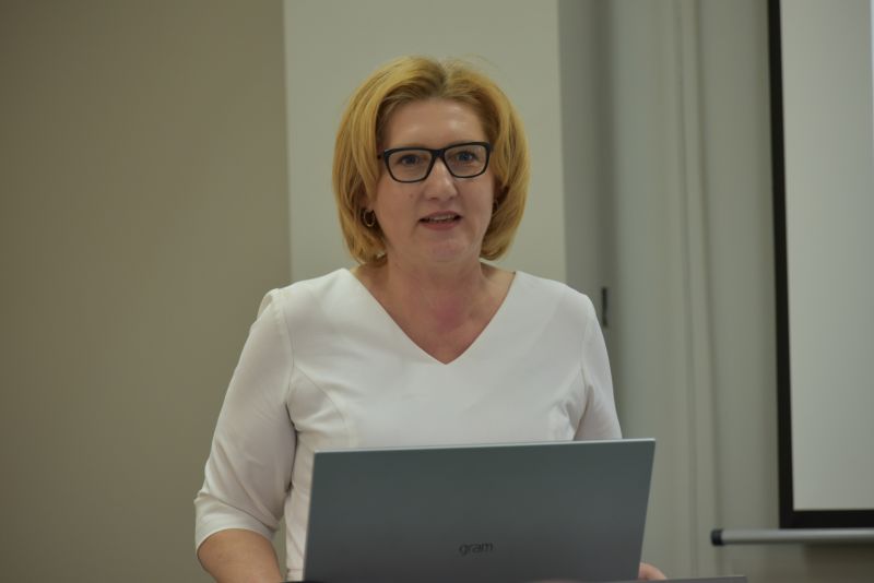 Anna Wójcik-przedstawicielka Stowarzyszenia "Erbel-Szkoła Przyszłości"