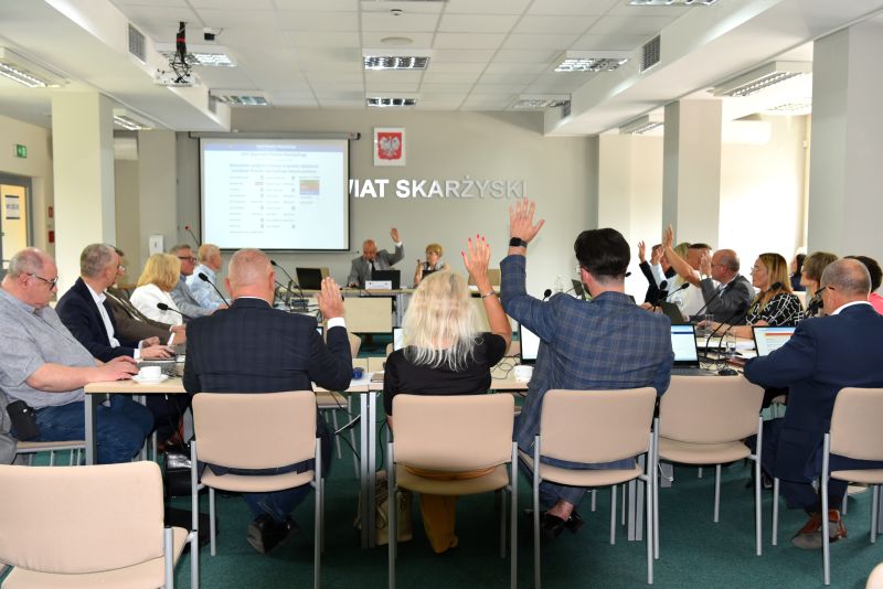XVIII w kadencji sesja Rady Powiatu Skarżyskiego