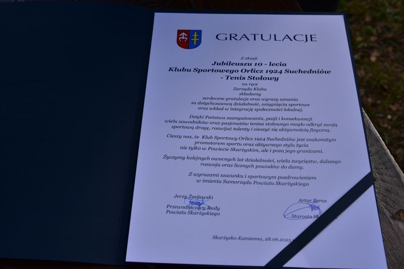 list gratulacyjny