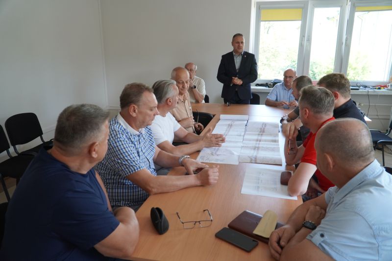 spotkanie w sprawie koncepcji rozbudowy drogi w Kamionce