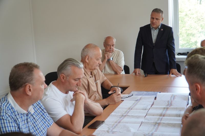 spotkanie w sprawie koncepcji rozbudowy drogi w Kamionce
