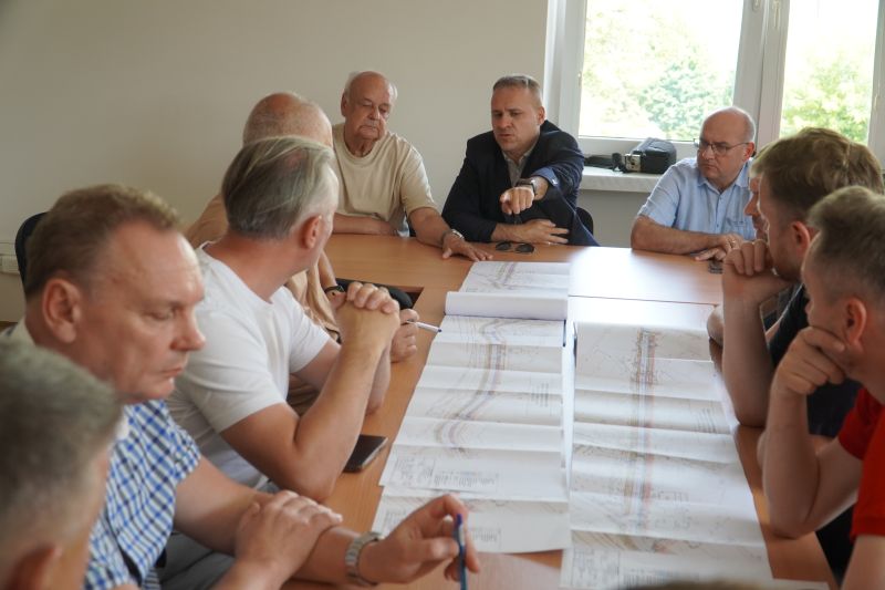 spotkanie w sprawie koncepcji rozbudowy drogi w Kamionce