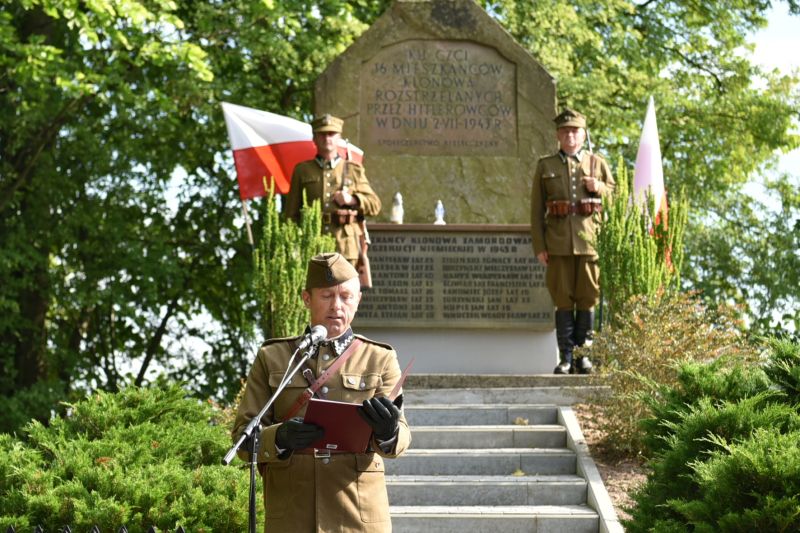 82. Rocznica rozstrzelania 16 mieszkańców Klonowa 