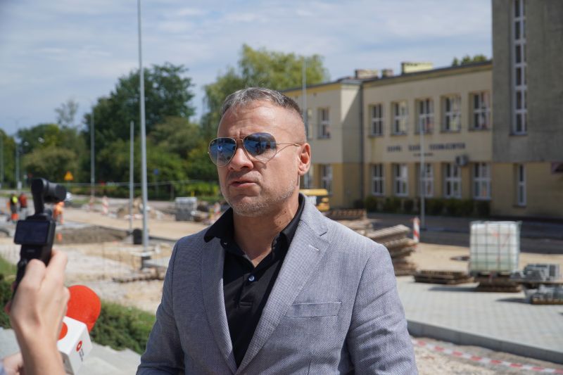 remont ul. Tysiąclecia w Skarżysku-Kamiennej idzie pełną parą 
