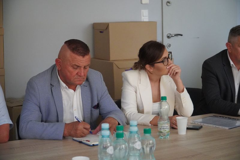 spotkanie robocze w sprawie inwestycji kolejowo-drogowej
