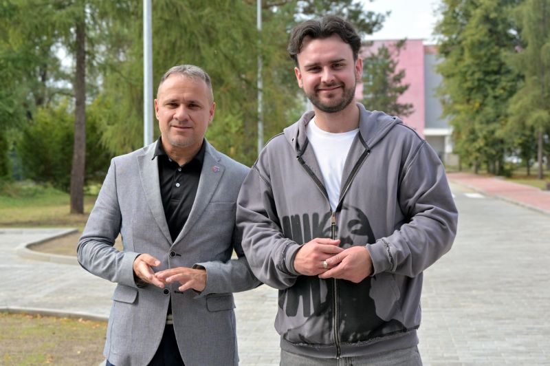 odbiór nowego parkingu przy budynku ZSTM  w ramach projektu BCU