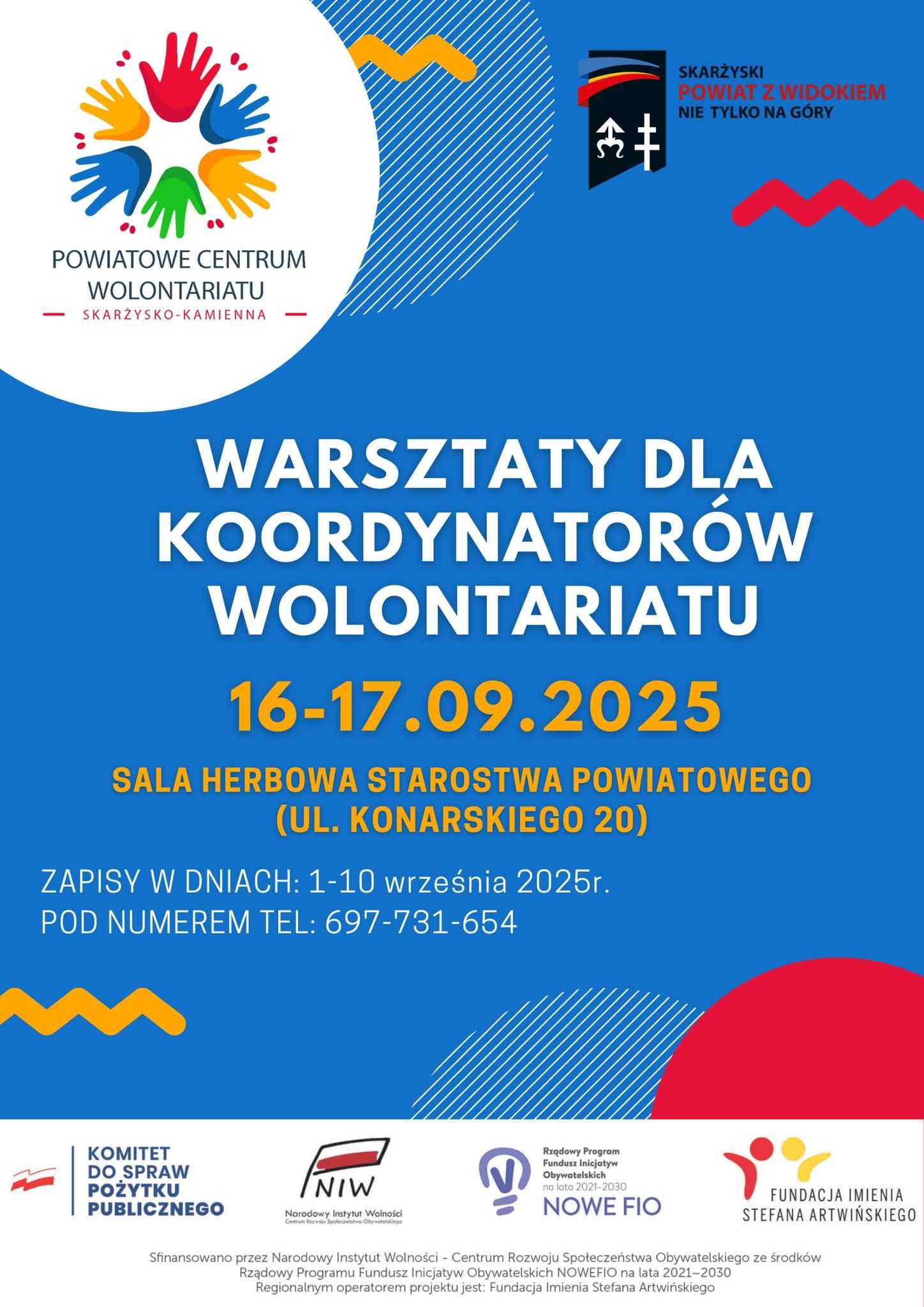 Plakat dla koordynatorów