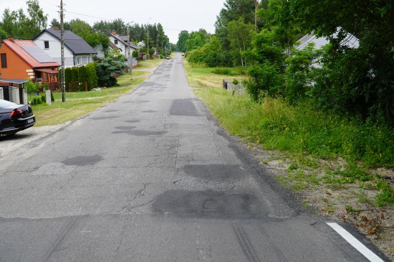 droga w Michałowie do remontu