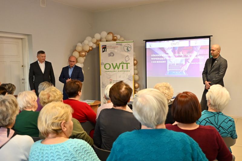 Spotkanie OWiT z seniorami w Suchedniowie