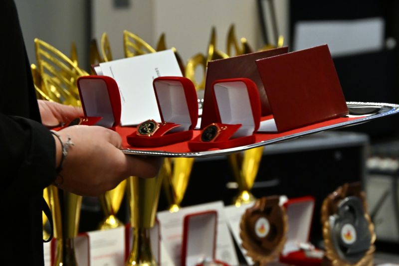 Uroczystość uhonorowania krwiodawców Kolejarskiego Klubu SHDK RP "Dar Serca" w Skarżysku- Kamiennej