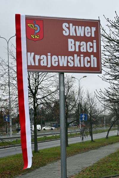 nadanie skwerowi nazwy"Skwer Braci Krajewskich"