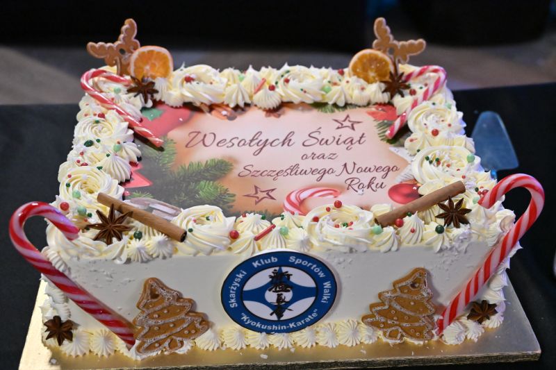 spotkanie wigilijne Klubu Sportów Walki "Kyokushin-Karate"