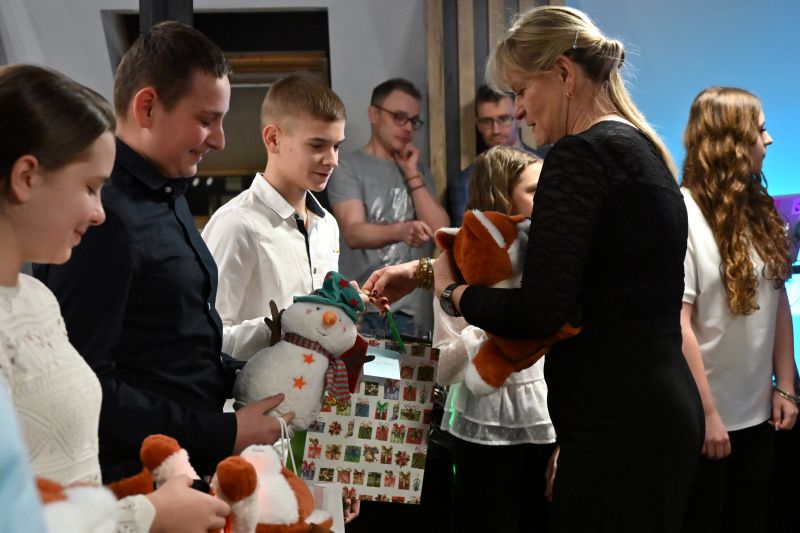 spotkanie wigilijne Klubu Sportów Walki "Kyokushin-Karate"