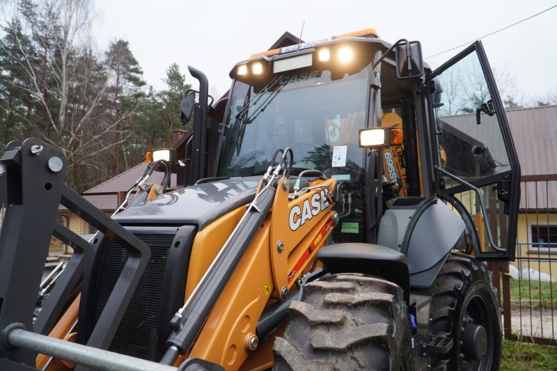 odbiór nowej koparki