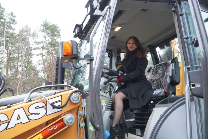 odbiór nowej koparki