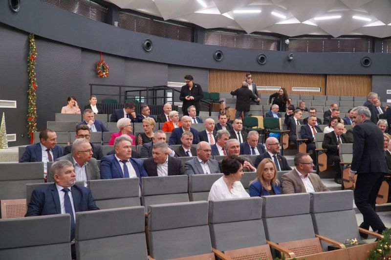 opłatek samorządowców u Wojewody