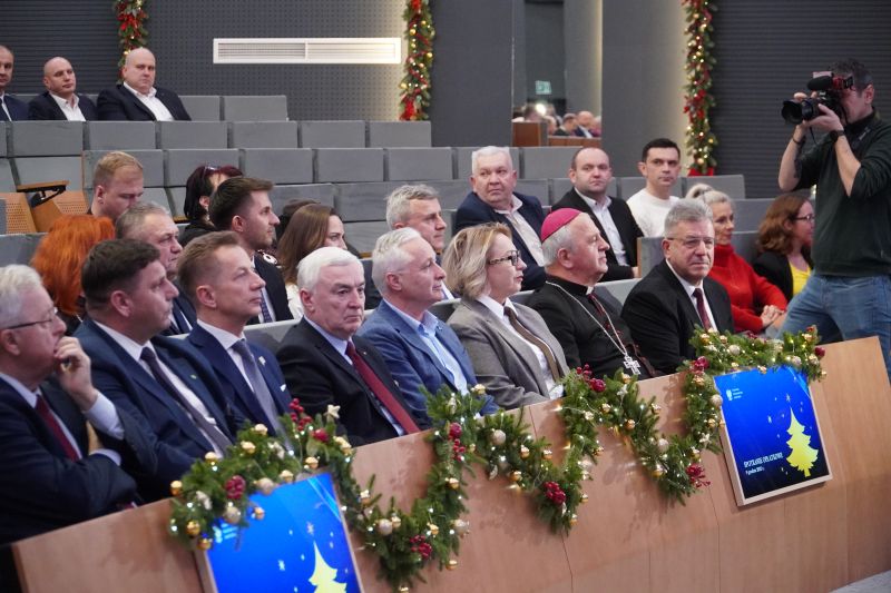 opłatek samorządowców u Wojewody