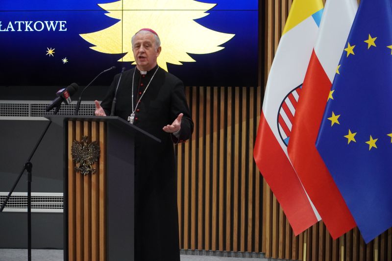 opłatek samorządowców u Wojewody