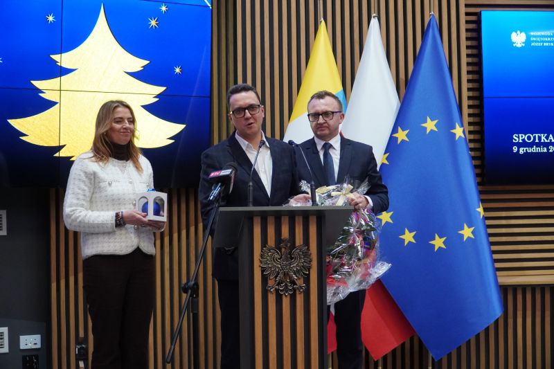 opłatek samorządowców u Wojewody