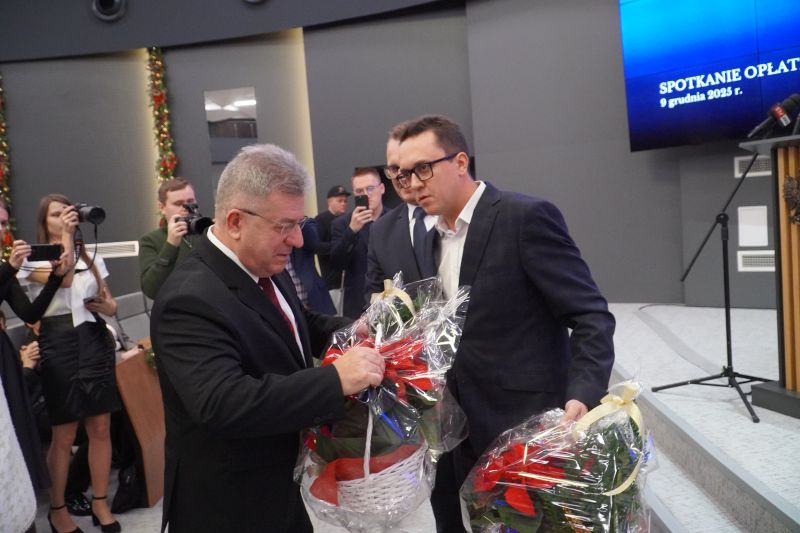 opłatek samorządowców u Wojewody