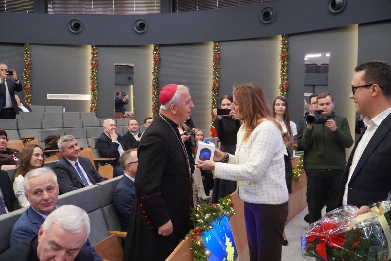 opłatek samorządowców u Wojewody