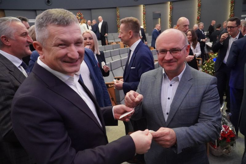 opłatek samorządowców u Wojewody