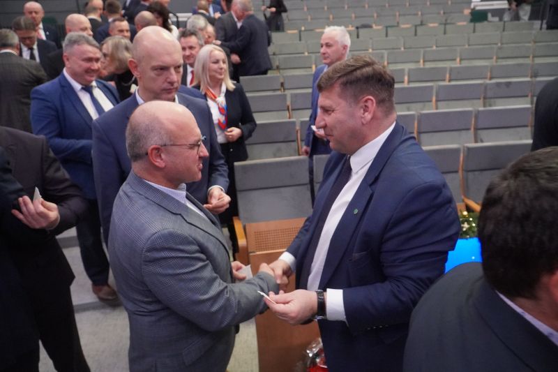 opłatek samorządowców u Wojewody