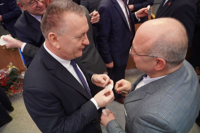 opłatek samorządowców u Wojewody