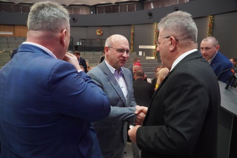 opłatek samorządowców u Wojewody