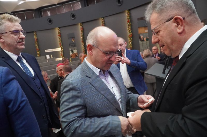 opłatek samorządowców u Wojewody