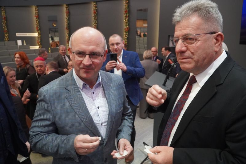 opłatek samorządowców u Wojewody