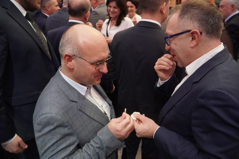 opłatek samorządowców u Wojewody