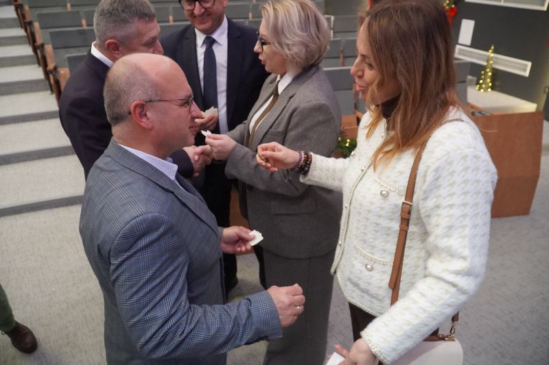 opłatek samorządowców u Wojewody