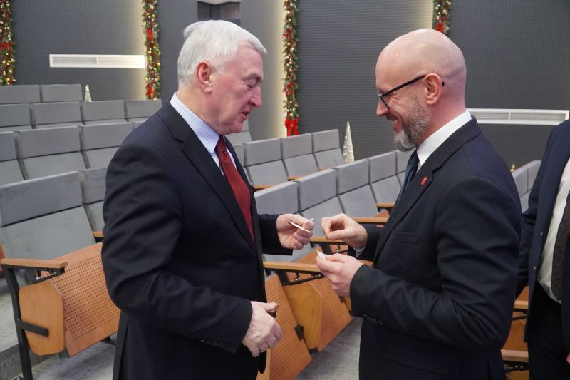 opłatek samorządowców u Wojewody