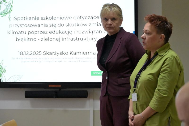 Szkolenie w Starostwie Powiatowym w Skarżysku -Kamiennej: Edukacja dla Zmian Klimatycznych