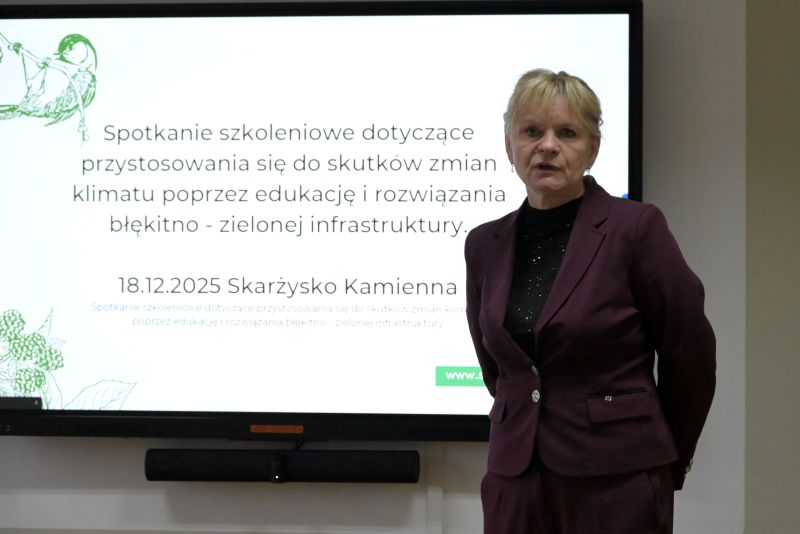Szkolenie w Starostwie Powiatowym w Skarżysku -Kamiennej: Edukacja dla Zmian Klimatycznych