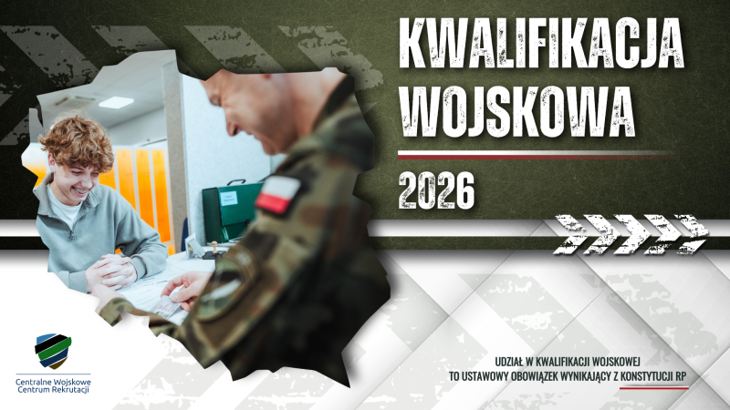 kwalifikacja wojskowa 2026 plakat promujący