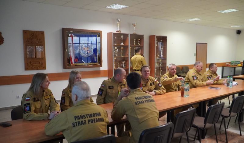 Roczna narada o stanie ochrony przeciwpożarowej na terenie powiatu skarżyskiego