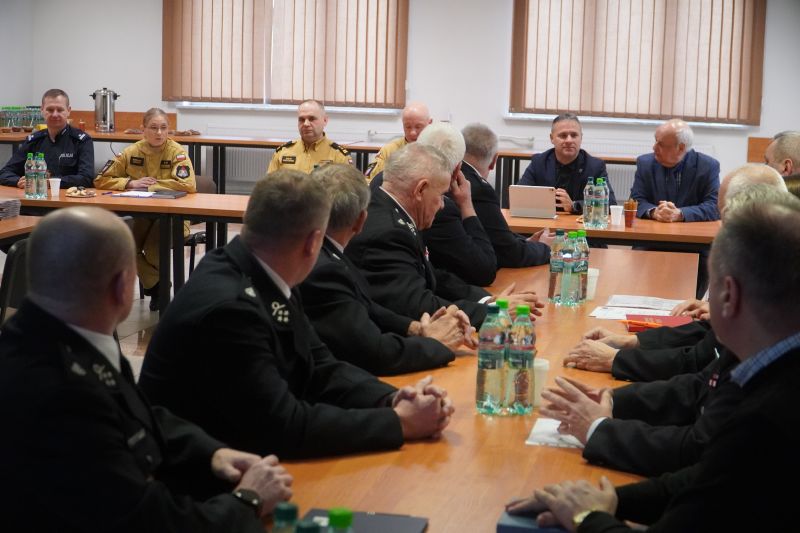 Roczna narada o stanie ochrony przeciwpożarowej na terenie powiatu skarżyskiego