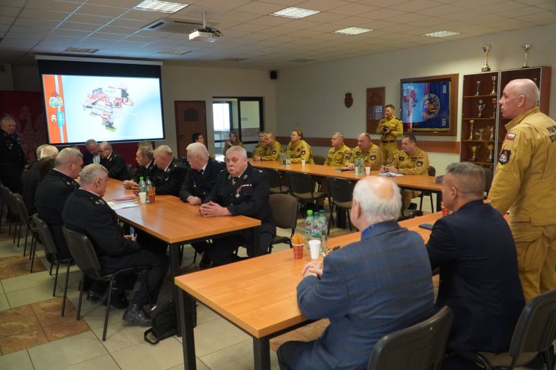 Roczna narada o stanie ochrony przeciwpożarowej na terenie powiatu skarżyskiego