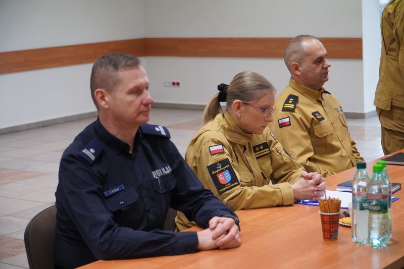 Roczna narada o stanie ochrony przeciwpożarowej na terenie powiatu skarżyskiego