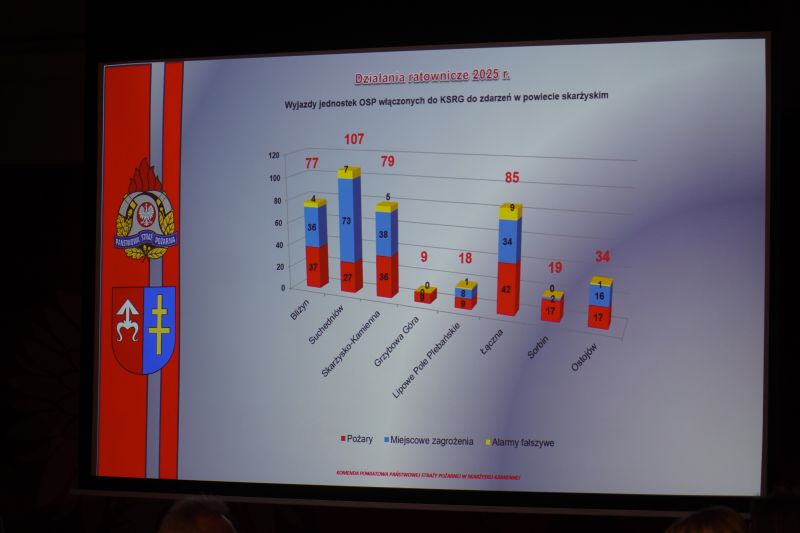 Roczna narada o stanie ochrony przeciwpożarowej na terenie powiatu skarżyskiego