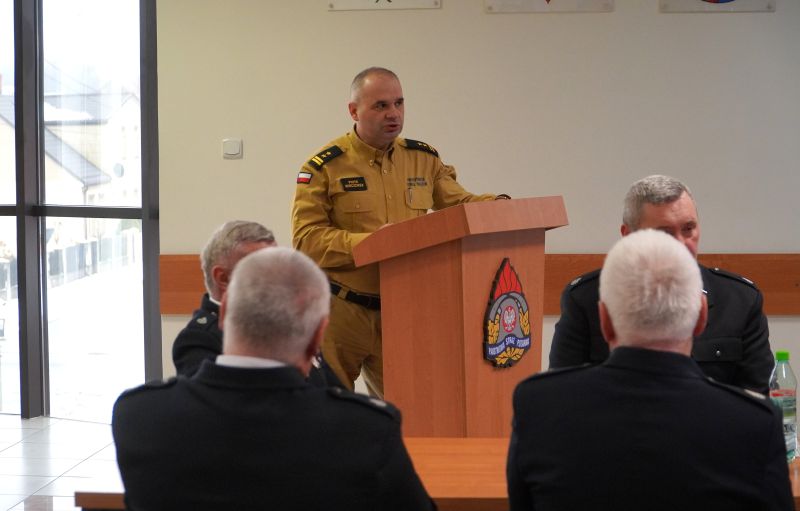 Roczna narada o stanie ochrony przeciwpożarowej na terenie powiatu skarżyskiego