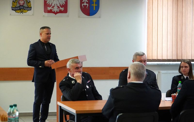 Roczna narada o stanie ochrony przeciwpożarowej na terenie powiatu skarżyskiego