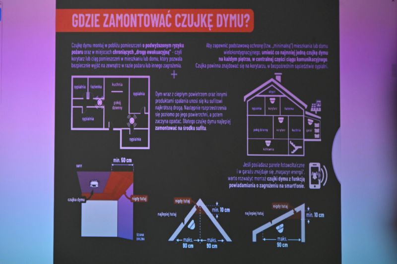 Edukacja na temat czadu. Spotkanie z mieszkańcami w starostwie powiatowym