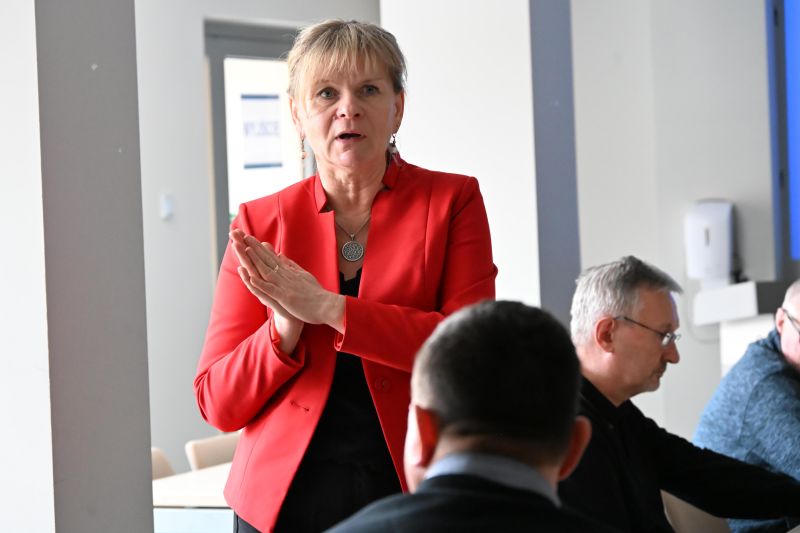 Edukacja na temat czadu. Spotkanie z mieszkańcami w starostwie powiatowym