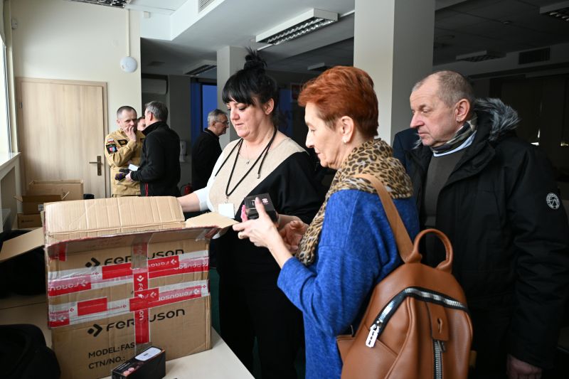 Edukacja na temat czadu. Spotkanie z mieszkańcami w starostwie powiatowym