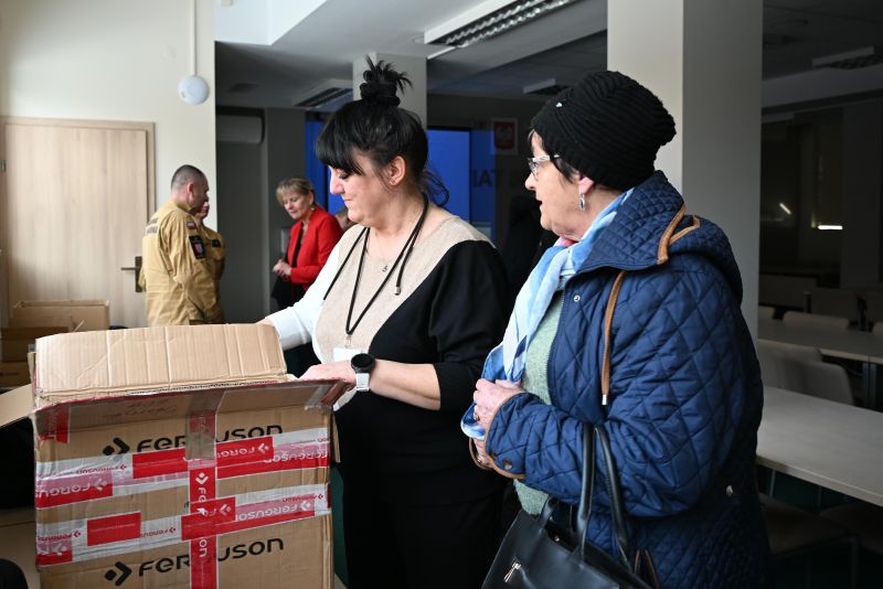 Edukacja na temat czadu. Spotkanie z mieszkańcami w starostwie powiatowym