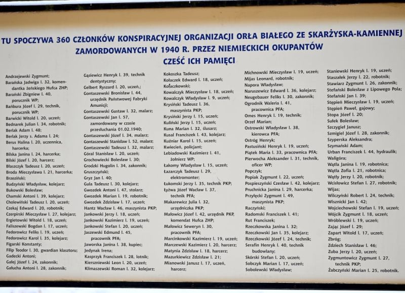 Uroczystości upamiętniające 86. rocznicę egzekucji na Borze